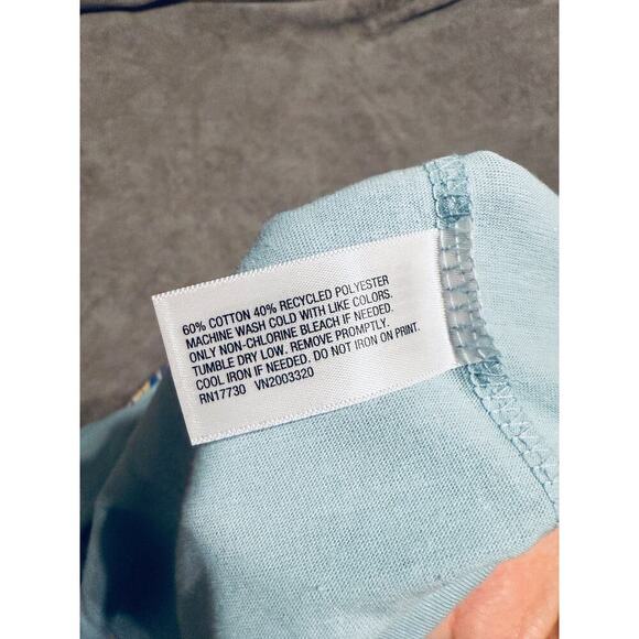 Ford Bronco NWT Size Medium Men Unisex Light Blue Lightweight Crew Neck Shirt - Picture 6 of 7